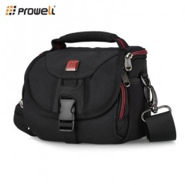 PROWELL DC21791C Nylon Camera Shoulder Travel Bag (BLACK)