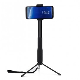 LEDISTAR LDX - 801 Multifunctional Aluminum Alloy Selfie Stick (BLACK)