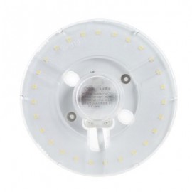 YANKON LED Round Ceiling Lamp Board Ring Panel Circle Light (WHITE)