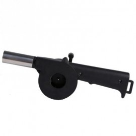 Outdoor Camping Barbecue Tool Hand Blower (BLACK)