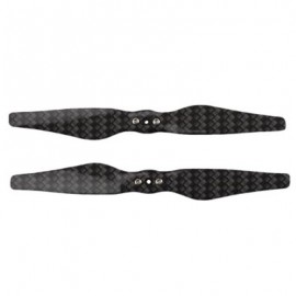 2PCS Quick Release Carbon Fiber Propellers for Mavic Air Drone (BLACK)