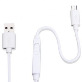 3 IN 1 MICRO USB SYNC OTG CHARGING CABLE WITH LED INDICATOR FOR SONY HTC (WHITE)
