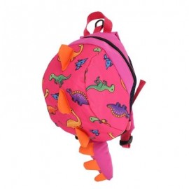 Lovely Cartoon Dinosaur Shape Kindergarten Backpack (PINK)