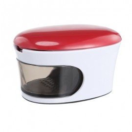 Manual Multi-functional Garlic Presser Ginger Slicer (RED)