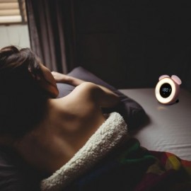 Utorch Mushroom Shaped Dimmable LED Mood Light Bedside Lamp (PINK)