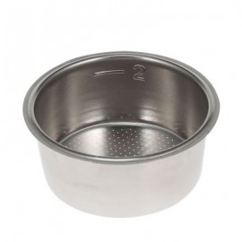 Gustino Durable Stainless Steel Porous Filter for Coffee Maker (SILVER)