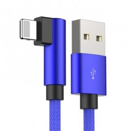 Degree USB Cable for Fast Charging for IPhone X/ 6/ 6s/ 7/ 8 (BLUE)