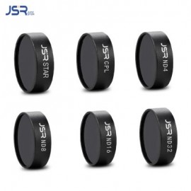 JSR 6PCS Professional High Definition Lens Filter for Mavic Air (BLACK)