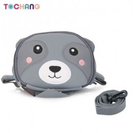 TOCHANG Anti-lost Children School Bag 3D Cartoon Backpack (DARK GRAY)