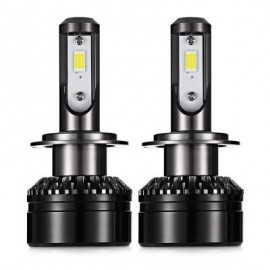 EV6 60W H7 Car LED Headlight Waterproof 6000K 10000lm (BLACK)