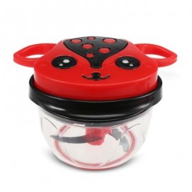 Manual Vegetable Cutter Kitchen Food Grinder Tool (LOVE RED)