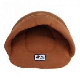 Soft Warm Cat Dog Bed House Pet Sleeping Bag (CAMEL BROWN)