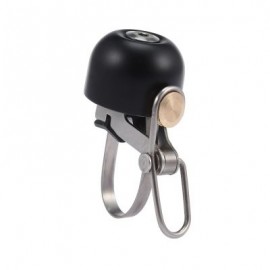 Mini Bicycle Bell Copper Alloy Riding Cycling Bike Accessory (BLACK)