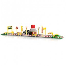 DIY Assembled Parking Lot Model Toy with Alloy Railcar (MULTI-A)