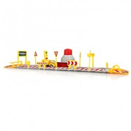 DIY Assembled Parking Lot Model Toy with Alloy Railcar (MULTI-D)