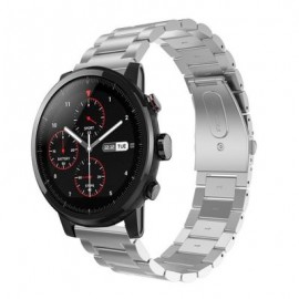 22mm Stainless Steel Replacement Accessory Watch Band Wrist Strap Bracelet for Xiaomi Huam