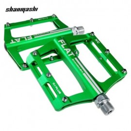 Shanmashi 0.1PLUS Aluminium Alloy Mountain Bike Pedals (GREEN)