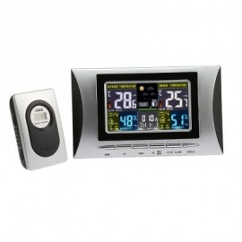Multifunctional Digital Alarm Clock with Temperature Humidity (GRAY)