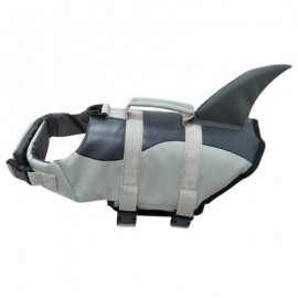 Pet Dog Life Jacket Safety Swimming Vest (GRAY)