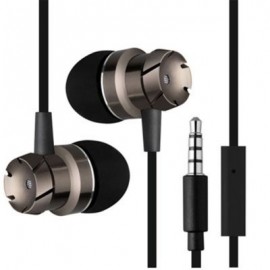 IN EAR HEADPHONES  EARBUDS WITH LINE-IN MICROPHONE HEAVY BASS DYNAMIC DRIVER EARPHONES WIT