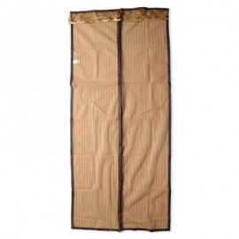Magnetic Screen Door Anti-mosquito Magnet Mesh Gate (COFFEE)