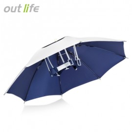 Outlife 26670 64cm Diameter Fishing Gardening Folding Umbrella Hat  (MULTI)