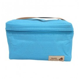 Practical Portable Heat Preservation Bag Water Resistant Lunch Box (BUTTERFLY BLUE)