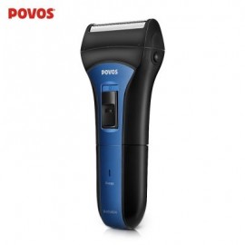 POVOS PS2208 Men Electric Foil Shaver Rechargeable Wet / Dry Washable Razor (BLUE)