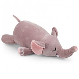 Plush Doll Soft Toy Pig Elephant Cushion Transformed U Type Pillow Gifts (PURPLE)