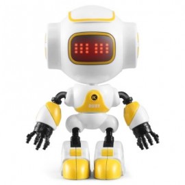 JJRC R9 Touch Sensing LED Eyes RC Robot Smart Voice DIY Body Model Toy (MUSTARD)