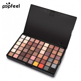 POPFEEL 123 Colors Pearl Matte Eyeshadow Blush Powder Cosmetic Makeup Palette   (BLACK)