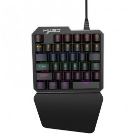 HXSJ J100 One-handed Gaming Mechanical Keyboard (BLACK)