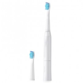SEAGO E2 Waterproof Sonic Electric Toothbrush with 2 Brush Heads (WHITE)