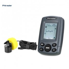 Phiradar FF108A Fish Finder Wired Portable Fishing Equipment Outdoor Tool (GRAY)