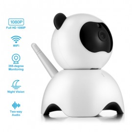 LY - 100PD6 1080P HD WIFI CAMERA FOR HOME SECURITY (WHITE)