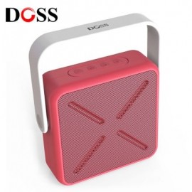 DOSS DS - 2022 Outdoor Portable Wireless Bluetooth Stereo Speaker Mini Player (RED)