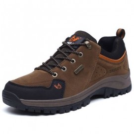 Men's Outdoor Sports Non-slip Hiking Shoes (BROWN)
