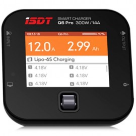 ISDT Q6 Pro BattGo 300W 14A Pocket Battery Balance Charger (BLACK)