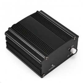 48V Phantom Power Supply for Condenser Microphones USB 5V Charging (BLACK)