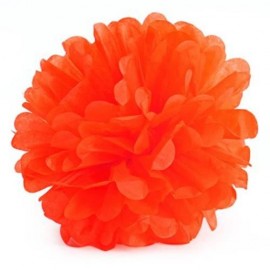 COLORFUL DIY 8 INCH TISSUE PAPER ARTIFICIAL FLOWER BALL WEDDING DECORATION ARTIFACT (DARKS