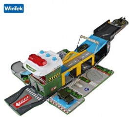 WinTek E5018 Assembled Military Base Vehicles Construction Set Toy (GREEN)