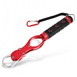 BL - 014 Aluminum Alloy Fishing Lip Gripper Grabber Fish Holder Weight Scale (RED)