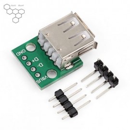 landa tianrui LDTR - ZK012 Type A Female USB to 2.54mm DIP Adapter Modules (GREEN)