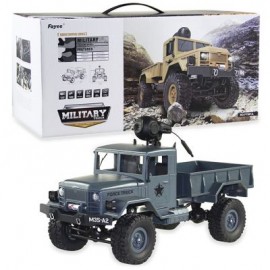 FY001A 1/16 WiFi 0.3MP Brushed Military Truck 2.4G 4WD Off-road Car RTR with Front Light (
