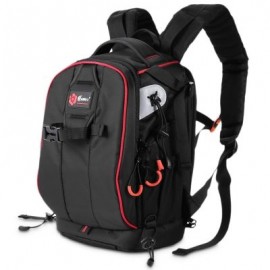 Eirmai EMB - D2310 DSLR Photography Backpack for Camera (BLACK AND RED)