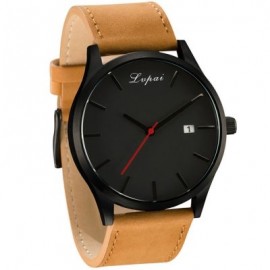 Lvpai P066 Men's Fashion Casual Leather Wrist Watch (MULTI-C)