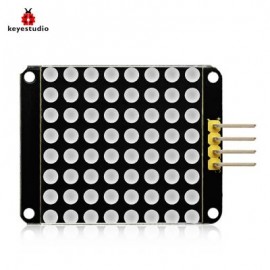 Keyestudio HT16K33 I2C 8 x 8 LED Dot Matrix Module for Arduino (BLACK)