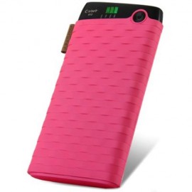 CAGER S13 10000MAH DUAL USB OUTPUTS DESIGN PORTABLE MOBILE POWER BANK (ROSE MADDER)