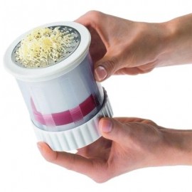 Stainless Steel Cheese Grater Chocolate Butter Cutter (WHITE)