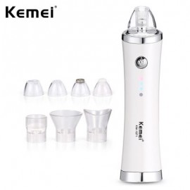 Kemei KM - 1871 7 in 1 Blackhead Vacuum Cleaner Beauty Suction Acne Removal Face Care (WHI